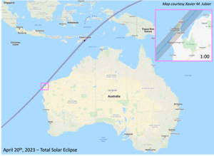 April 20, 2023 Eclipse Path