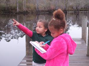 Girls birding