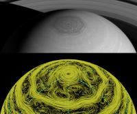 Saturn's Hexagonal Storm