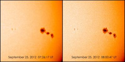 Window in Front of SDO's Helioseismic and Magnetic Imager Changes Shape