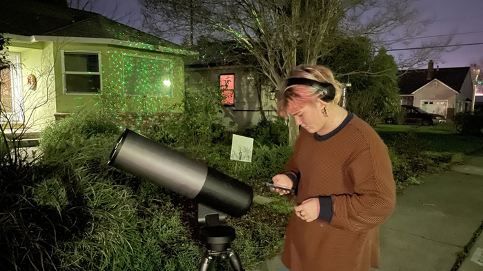 Student astronomer