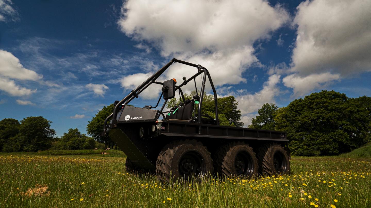 A hybrid electrical powered version of the All-Terrain Mobility Platform (the ATMP)