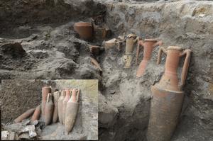 Pots unearthed