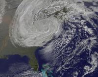 Oct. 31 at 1240 UTC as Sandy's Circulation Was Winding Down