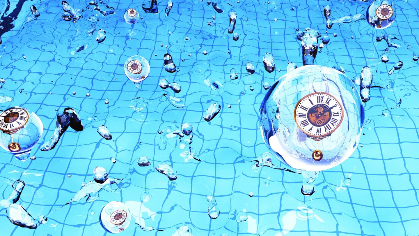 Artist's Rendering of Quantum 'Clocks'