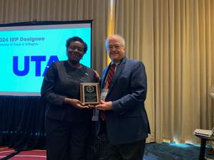 Tamara Brown, UTA provost and senior vice president of academic affairs, accepted the designation in Orlando on Nov. 12