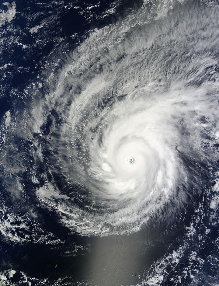 MODIS Image of Maysak