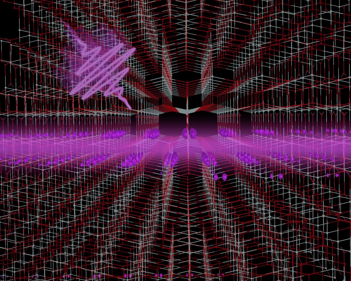 Lattice Structure of Anatase Tio2 with a Graphical Representation of the 2-D Exciton that is Generat