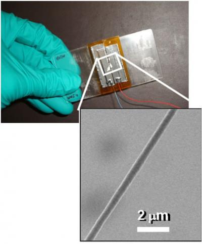 Fiber Nanogenerator SEM