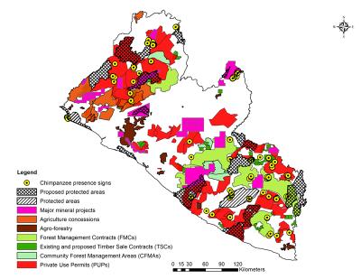 Liberia Map