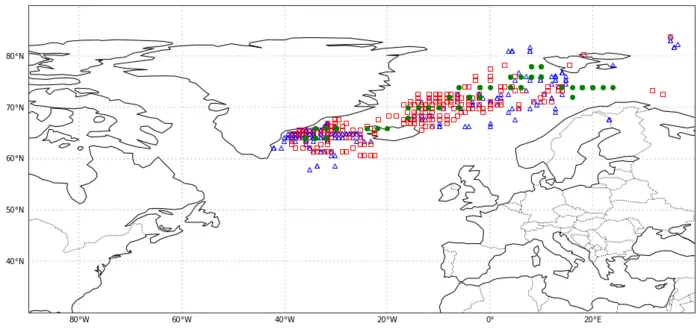 New findings on the North Atlantic Oscillation displacement