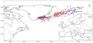 New findings on the North Atlantic Oscillation displacement