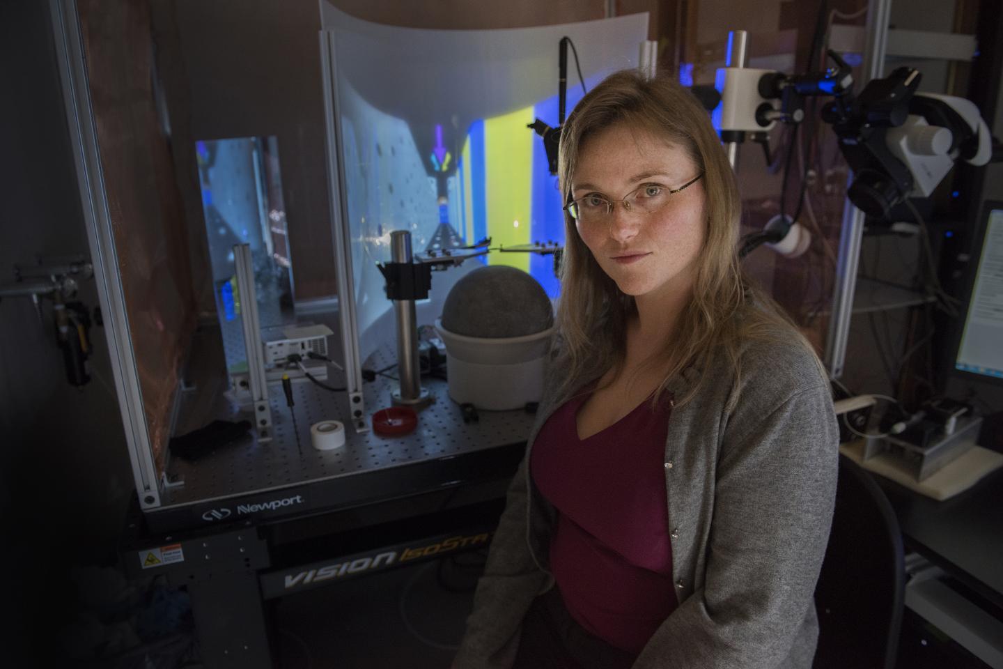 Annabelle Singer in her Georgia Tech lab