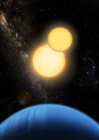 Kepler 35 Planet System Illustration (3 of 3)