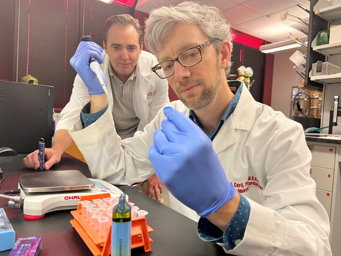 University of Louisville researchers Alex Carll and Matthew Nystoriak