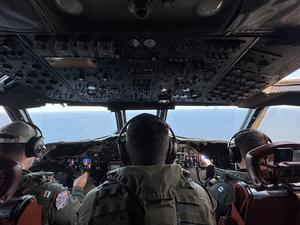 U.S. Naval Research Laboratory (NRL) Scientific Development Squadron ONE (VXS) 1 takes to the skies to deploy observational buoys in front of Hurricane Helene’s projected path on Tuesday, Sept. 24