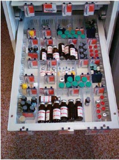 Interior View of a Bin