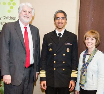 US Surgeon General Vivek H. Murthy with UTHealth Researchers