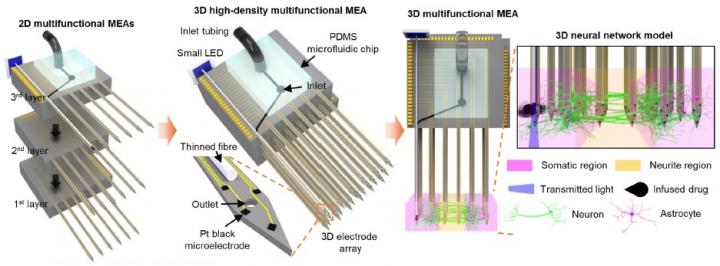 T3D high-density multifunctional microelectrode array (MEA) system.