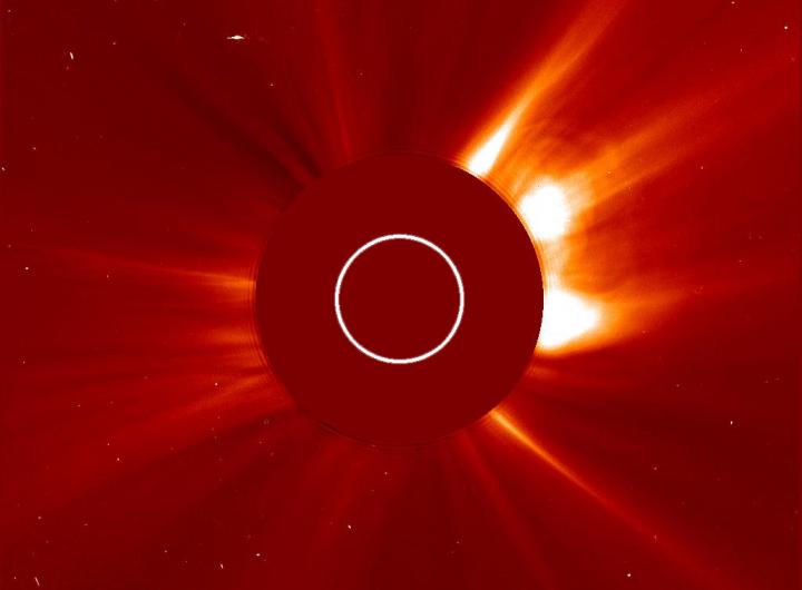 SOHO Image of Solar Flare