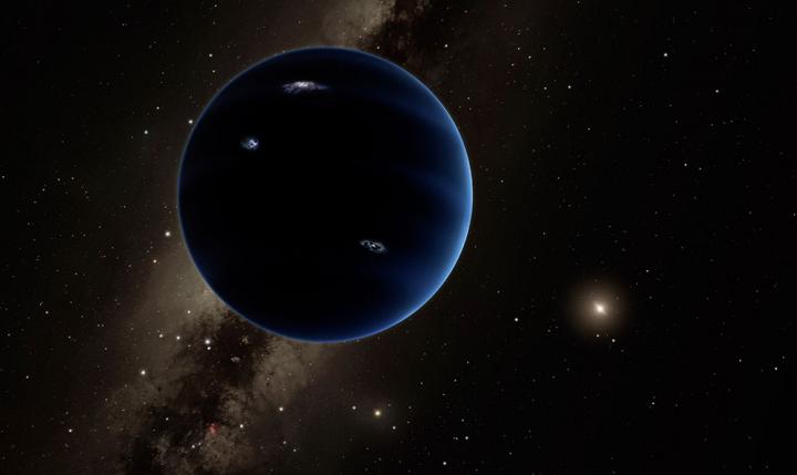 A Possible View from Planet Nine