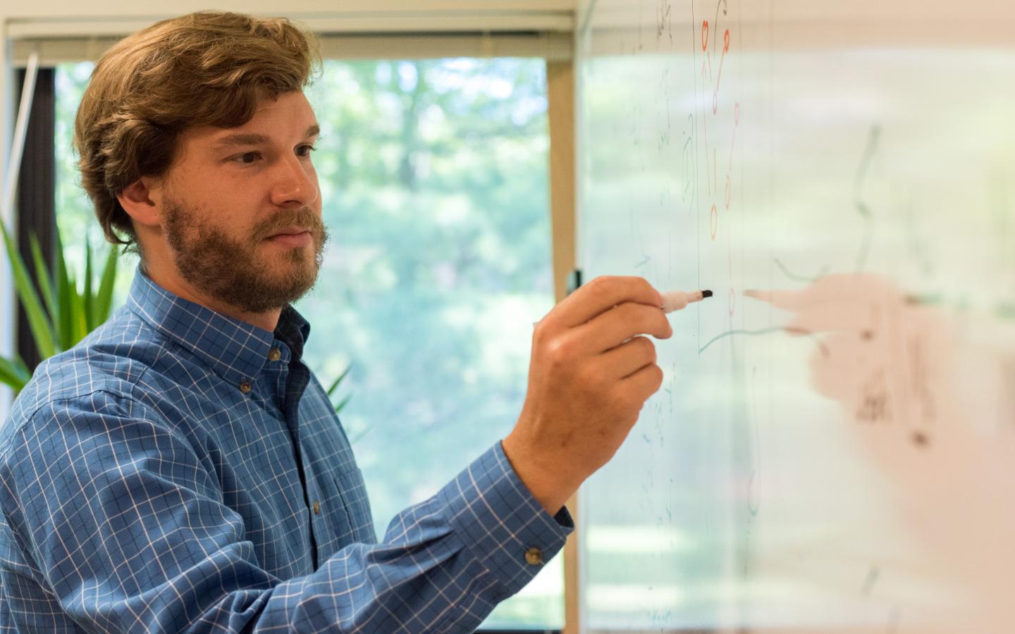 University of Vermont scientist Sam Scarpino