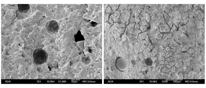 Before and after image of healing tooth enamel