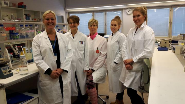 Satu Pekkala With the Research Group