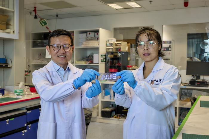 NUS researchers develop novel liquid metal circuits for flexible, self-healing wearables  1