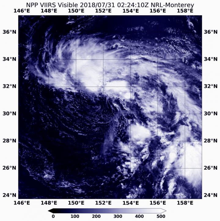 Suomi NPP Image of 16W
