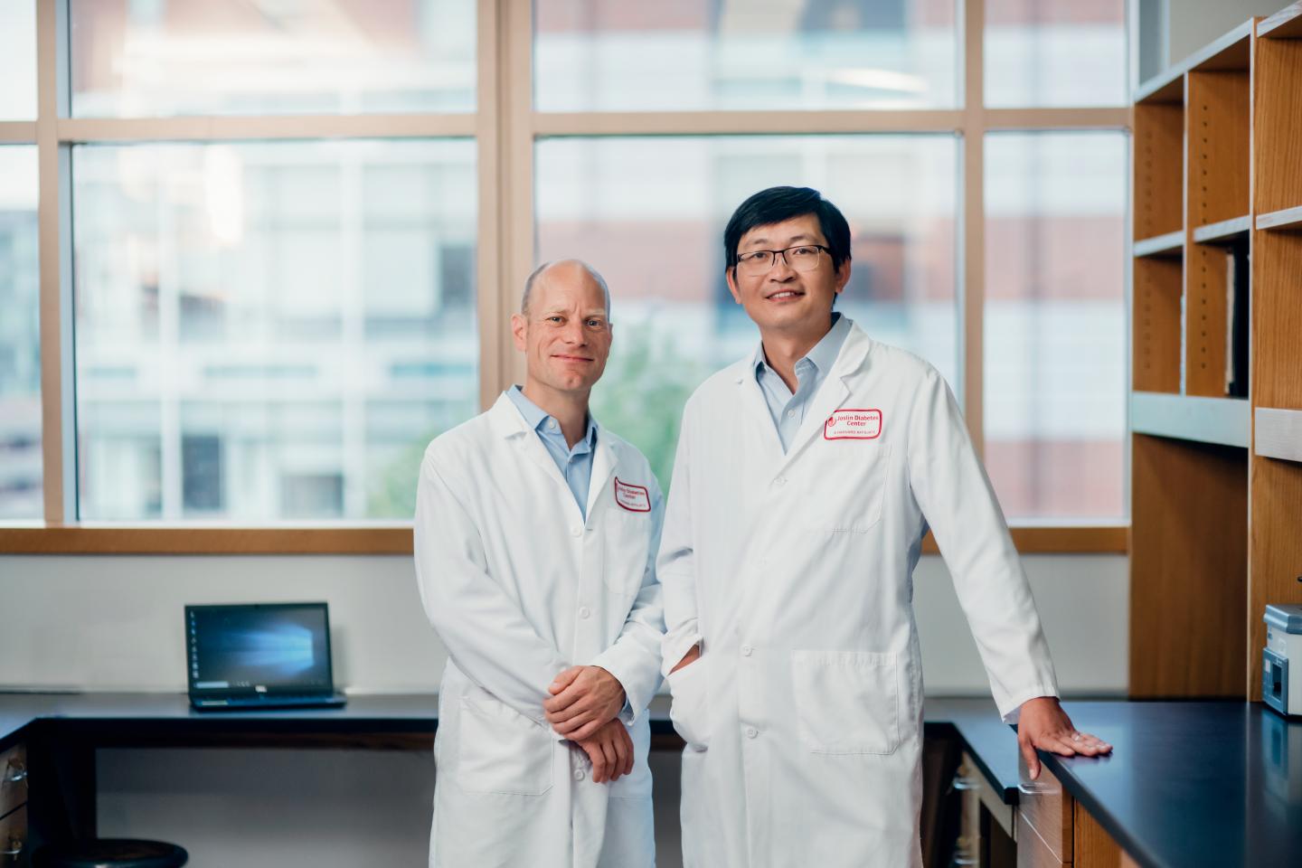 Stephan Kissler and Peng Yi, Joslin Diabetes Center