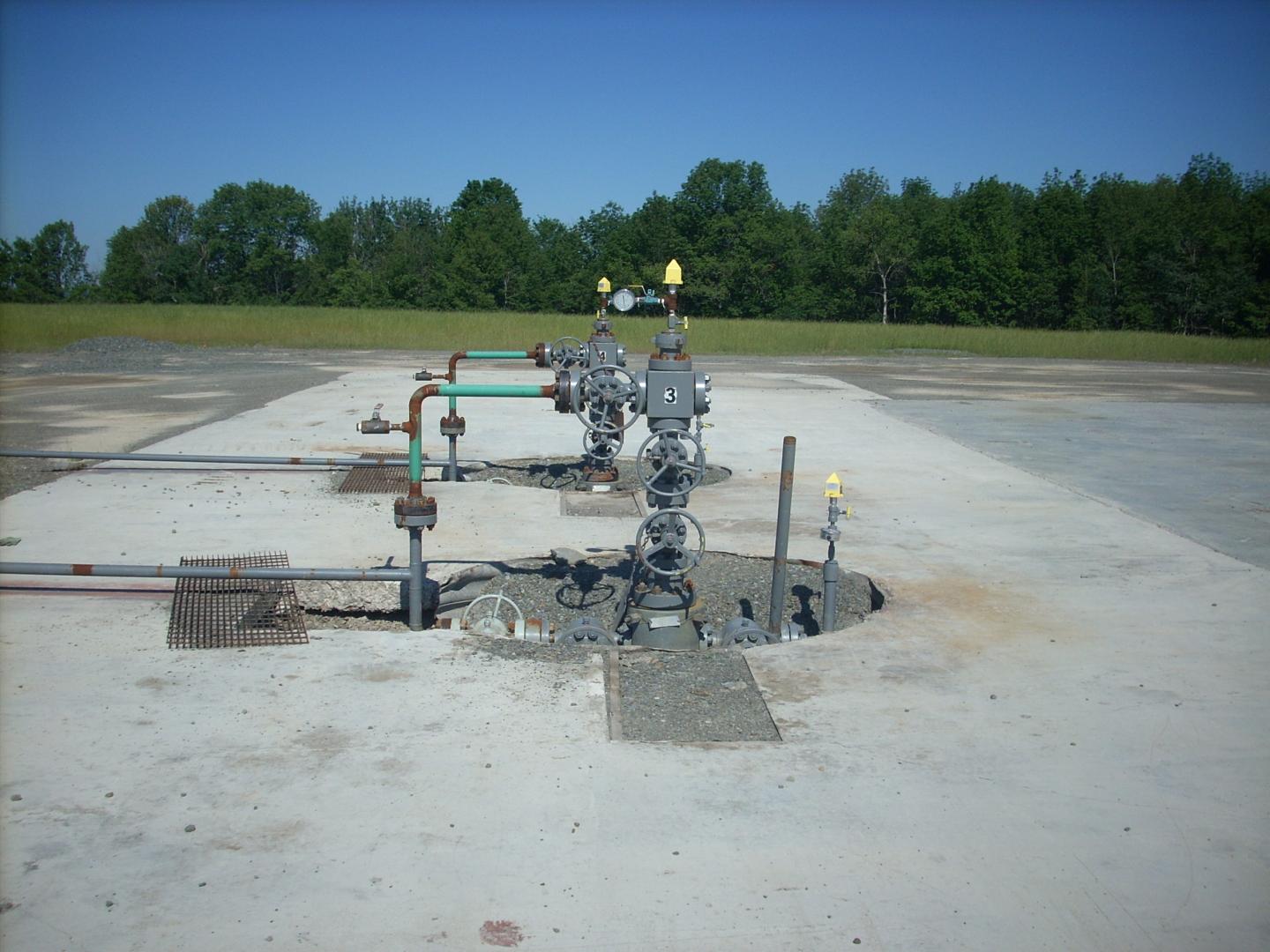 Natural Gas Wells in North Central Pennsylvania