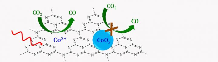 Schematic of Cobalt Ion CO2 Reduction