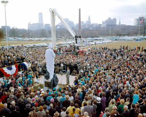 1962 Opening of St. Jude Children's Research Hospital in Memphis, Tennessee.