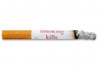 'Smoking Kills' Half Burnt Cigarette