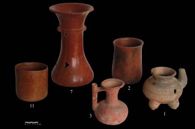 The 5 Vessels that Tested Positive for <i>Capsicum</i> from Chiapa De Corzo