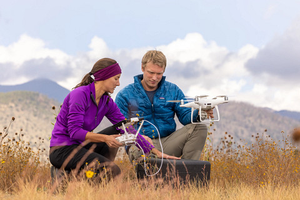 NAU scientists Katie Orndahl and Logan Berner