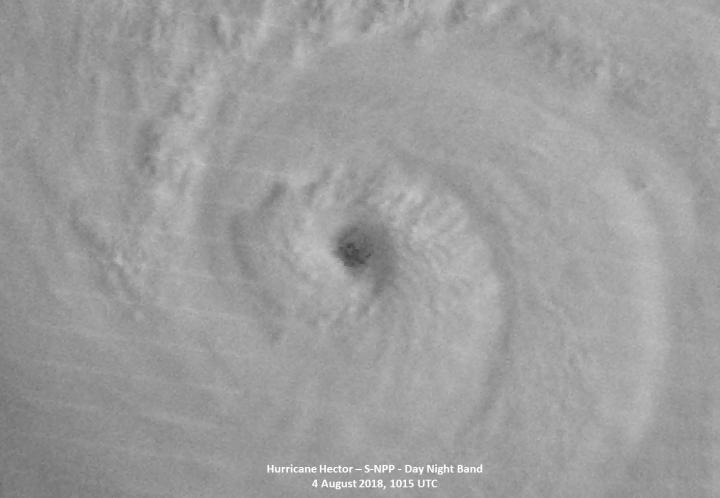 Suomi NPP image of Hector