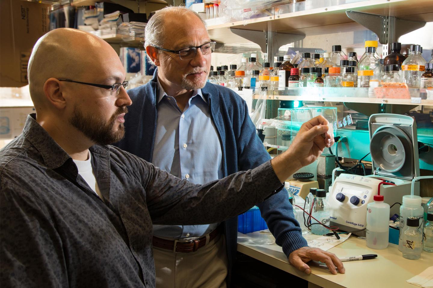 Christopher Dravis and Geoffrey Wahl, Salk Institute