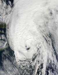 Hurricane Igor Over Newfoundland, Canada