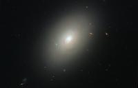 A Hubble Space Telescope image of the quiescent elliptical galaxy NGC 4150.