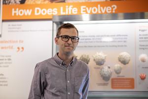 Stewart Edie, curator of fossil bivalves at the Smithsonian’s National Museum of Natural History.