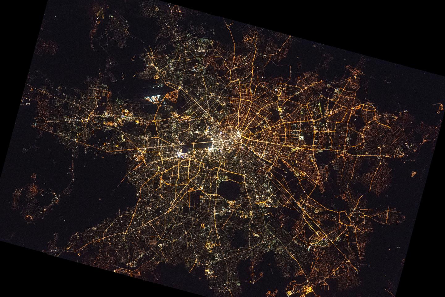 Astrophoto of Berlin at Night