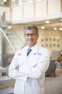 Sachin Apte MD, MS, MBA, Chief Clinical Officer of Huntsman Cancer Institute and Physician-in-chief of the Cancer Hospital