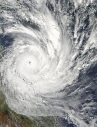 NASA's MODIS Image of Cyclone Yasi