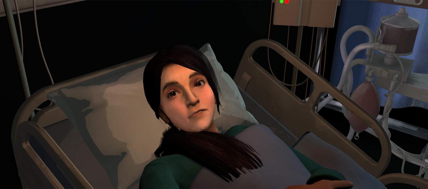 The VR Experience Follows the Rehabilitation of Anna Following a Severe Head Injury