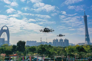 Air taxis in urban setting