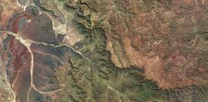 Great Escarpment - satellite image