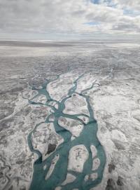 Pic Cap: Surface Meltwater in Greenland