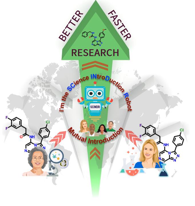 The Science Introduction Robot (SCINDR) in a Graphic